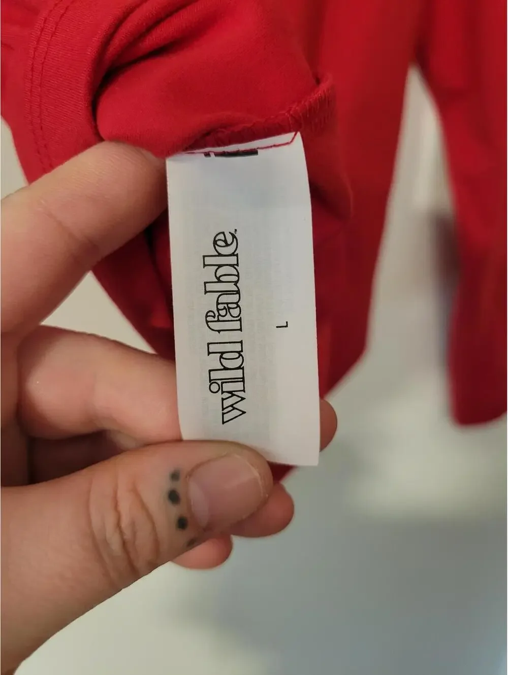 Wild Fable ButterBliss Red Zip-Up Jacket, Size Large - Picture 4 of 5